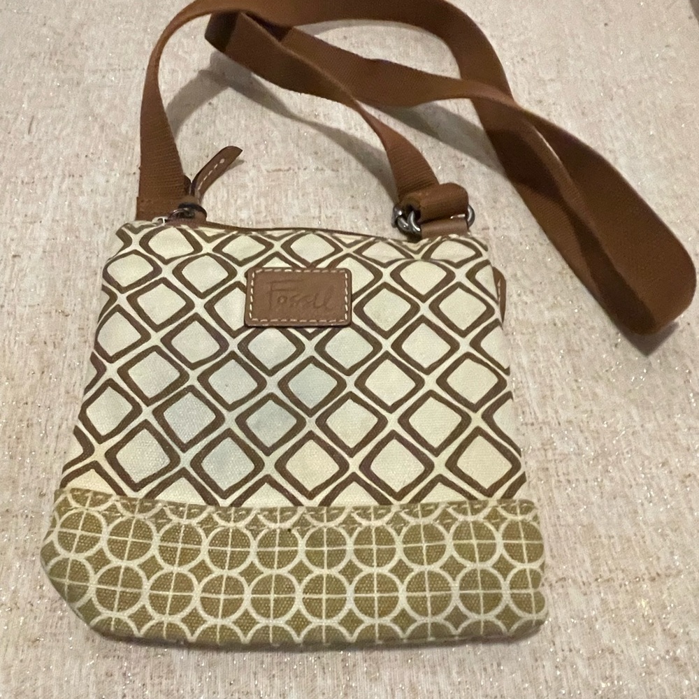 Fossil small crossbow purse